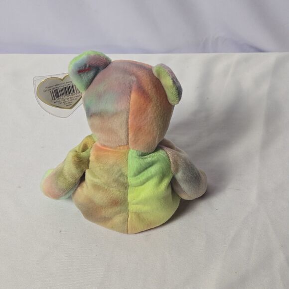 Ty Beanie Baby Original Peace Bear Rare Almost Mint With Tag - Picture 5 of 14